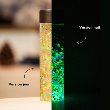 Bouteilles sensorielles Phosphorescente