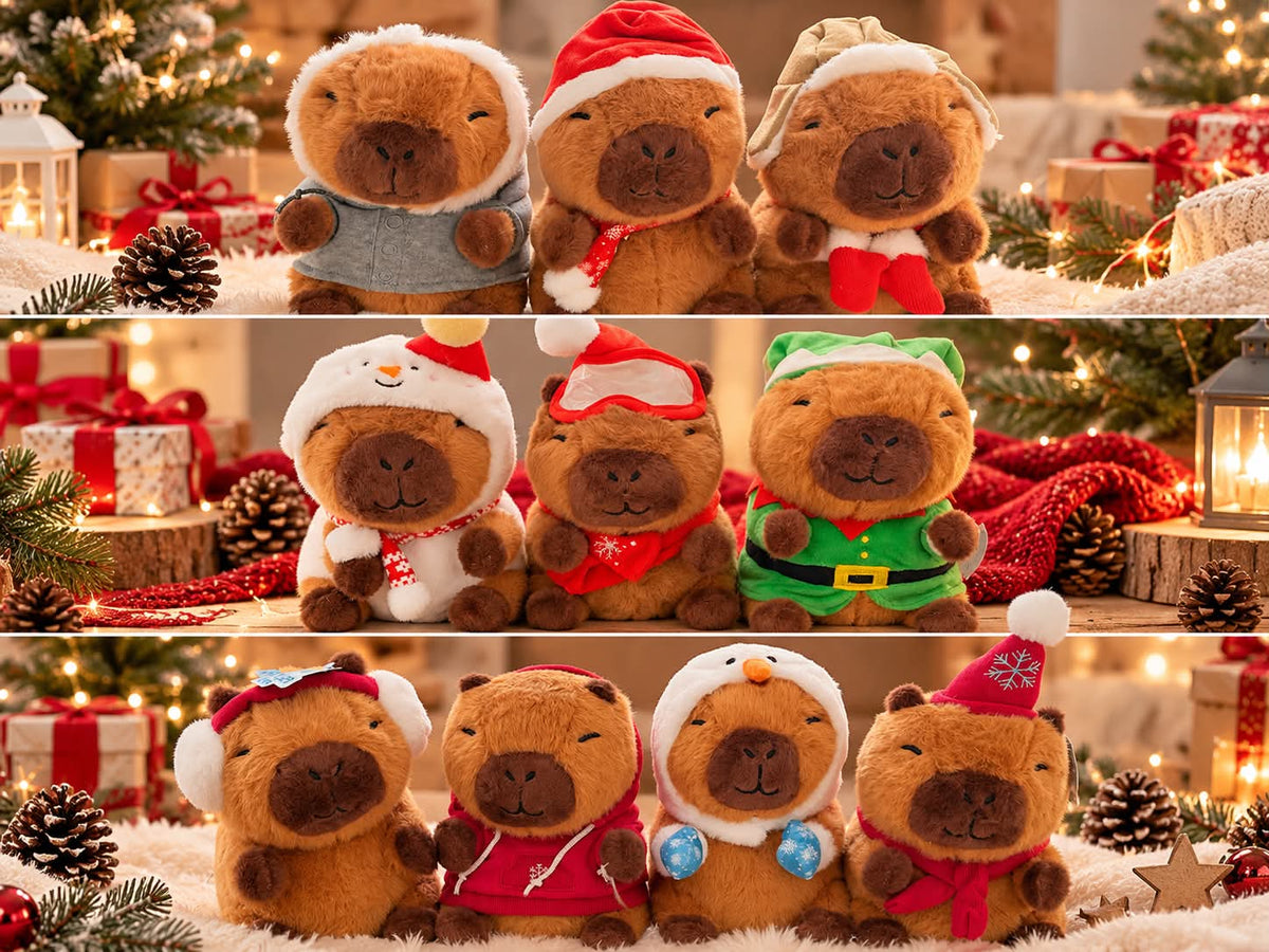 Capybara peluche - 10 modèles
