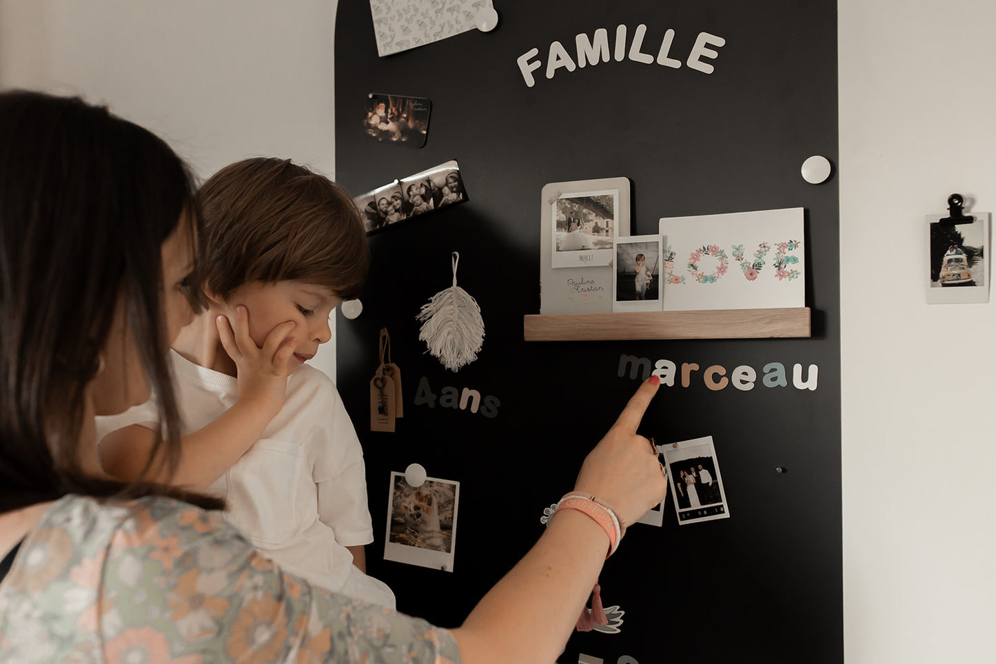 Lettres magnétiques